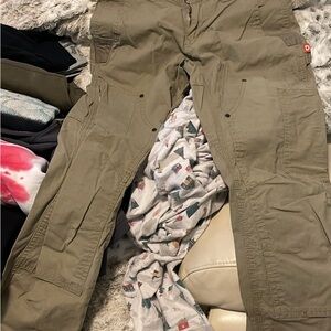 Women's Olive Straight Leg Pants